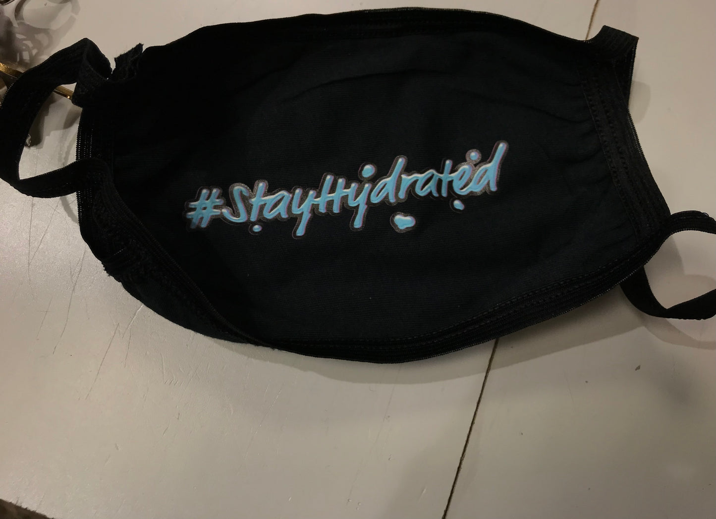 Cotton Face Mask - #StayHydrated
