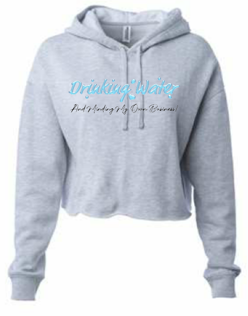 Product Details This hoodie makes a cute, cropped, update to your usual pullover. Attached hood with drawstrings Cropped hem Materials & Care 100% Cotton Machine Wash
